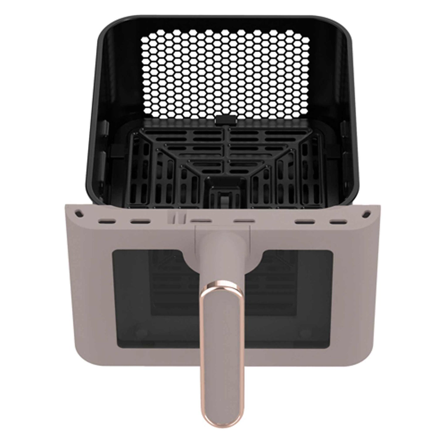 Freidora De Aire De Doble Cesta De 5,5+5,5 L Con Ventanas Visibles
