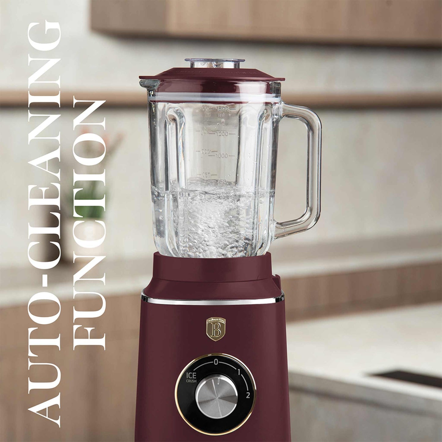 Batidora De Mesa Con Jarra De Vidrio De 1,5 L Y 1000 W.