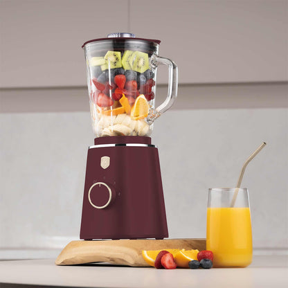 Batidora De Mesa Con Jarra De Vidrio De 1,5 L Y 1000 W.