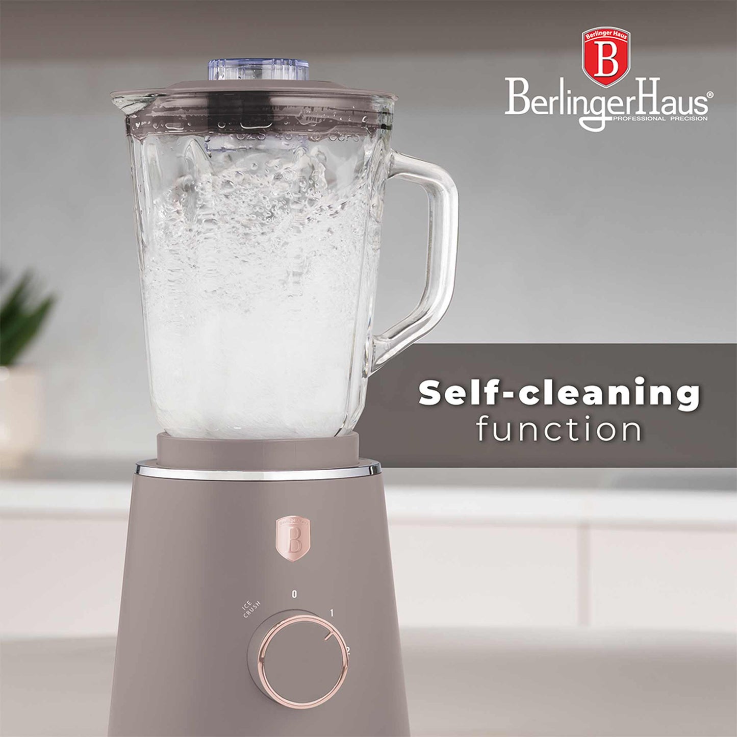 Batidora De Mesa Con Jarra De Vidrio De 1,5 L Y 1000 W.