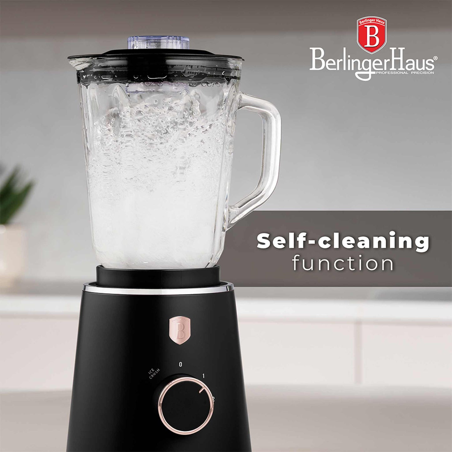 Batidora De Mesa Con Jarra De Vidrio De 1,5 L Y 1000 W.