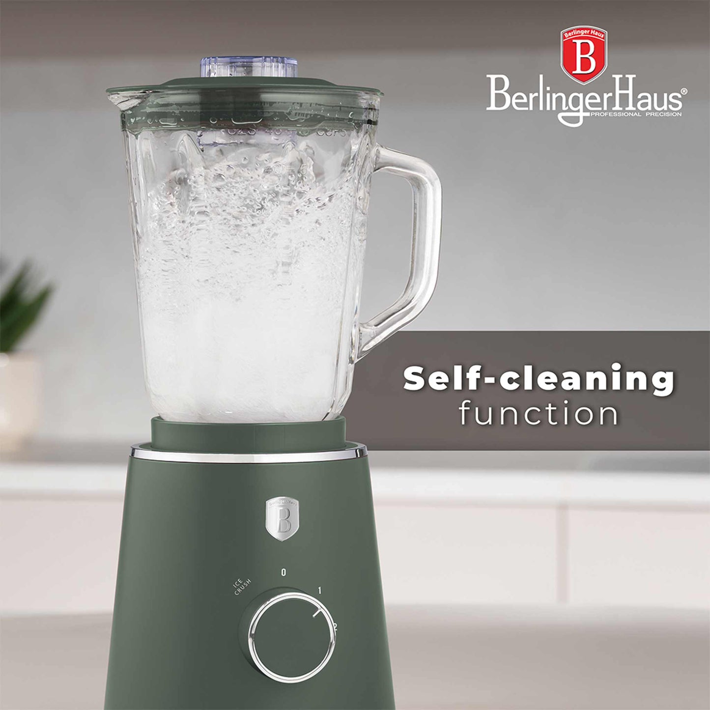 Batidora De Mesa Con Jarra De Vidrio De 1,5 L Y 1000 W.