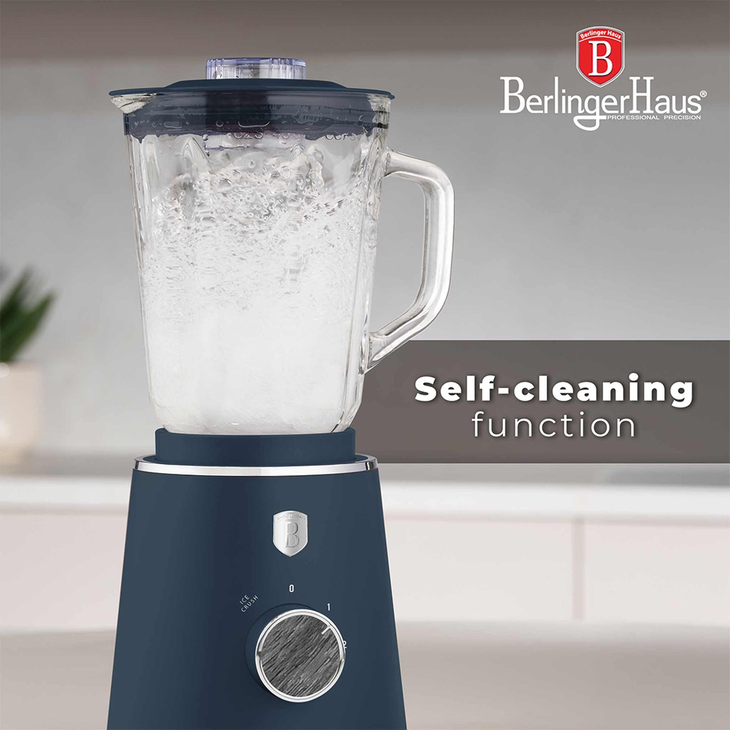 Batidora De Mesa Con Jarra De Vidrio De 1,5 L Y 1000 W.