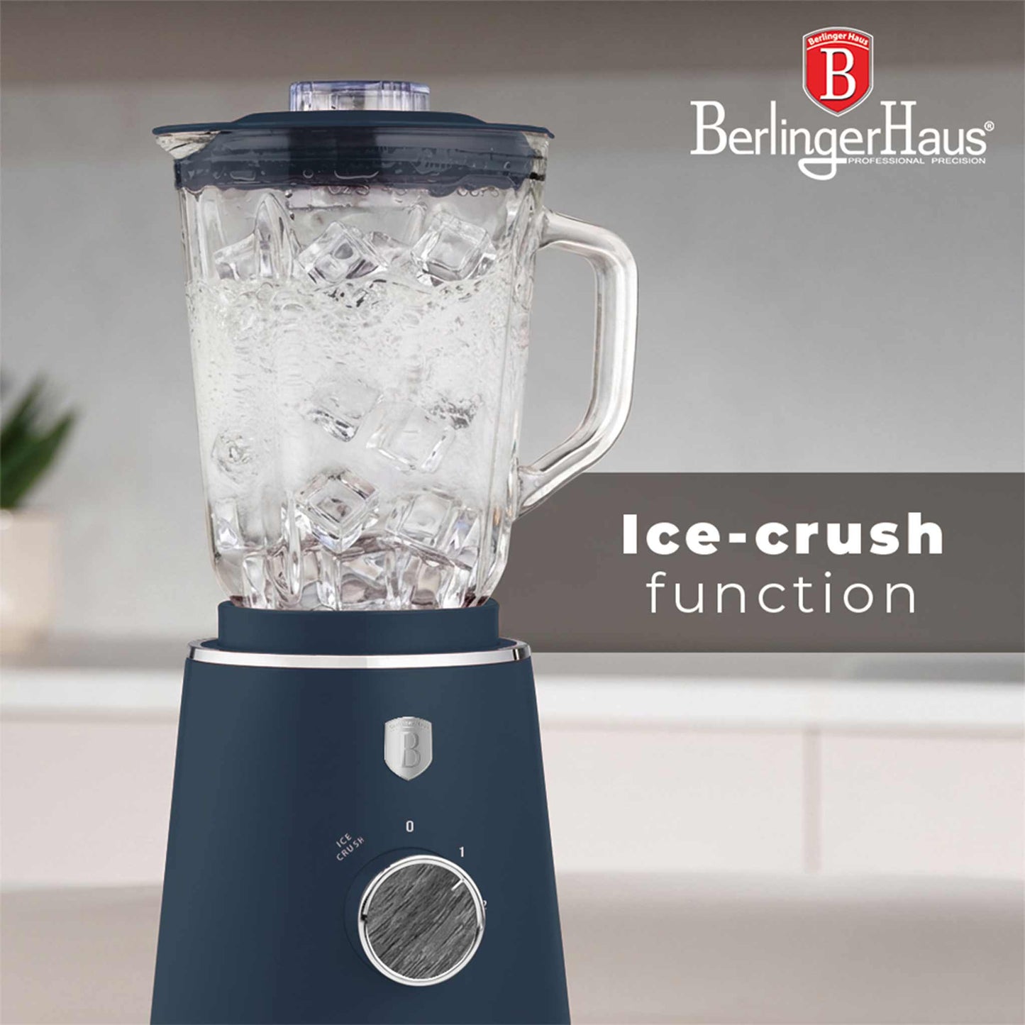 Batidora De Mesa Con Jarra De Vidrio De 1,5 L Y 1000 W.