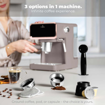 Cafetera Espresso Digital 3 En 1