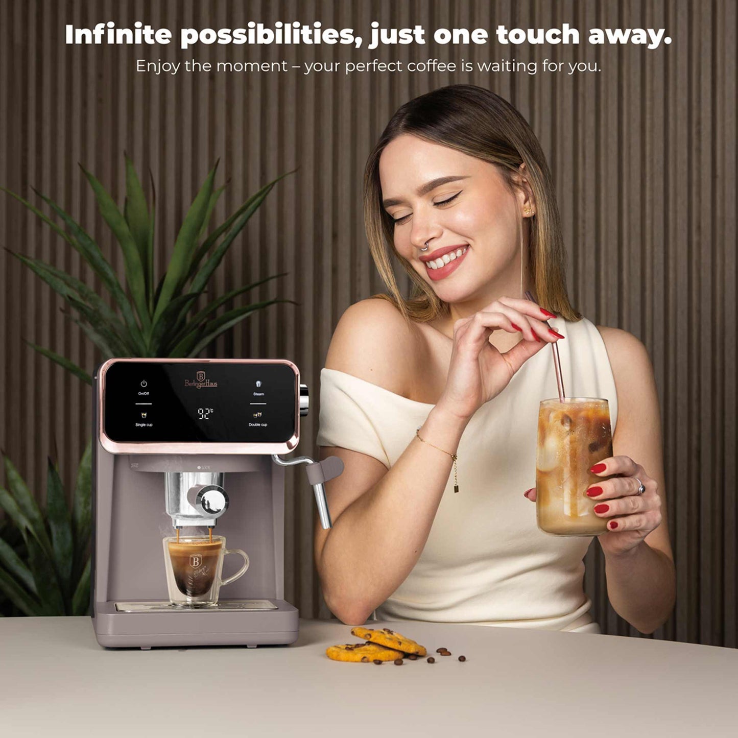 Cafetera Espresso Digital 3 En 1