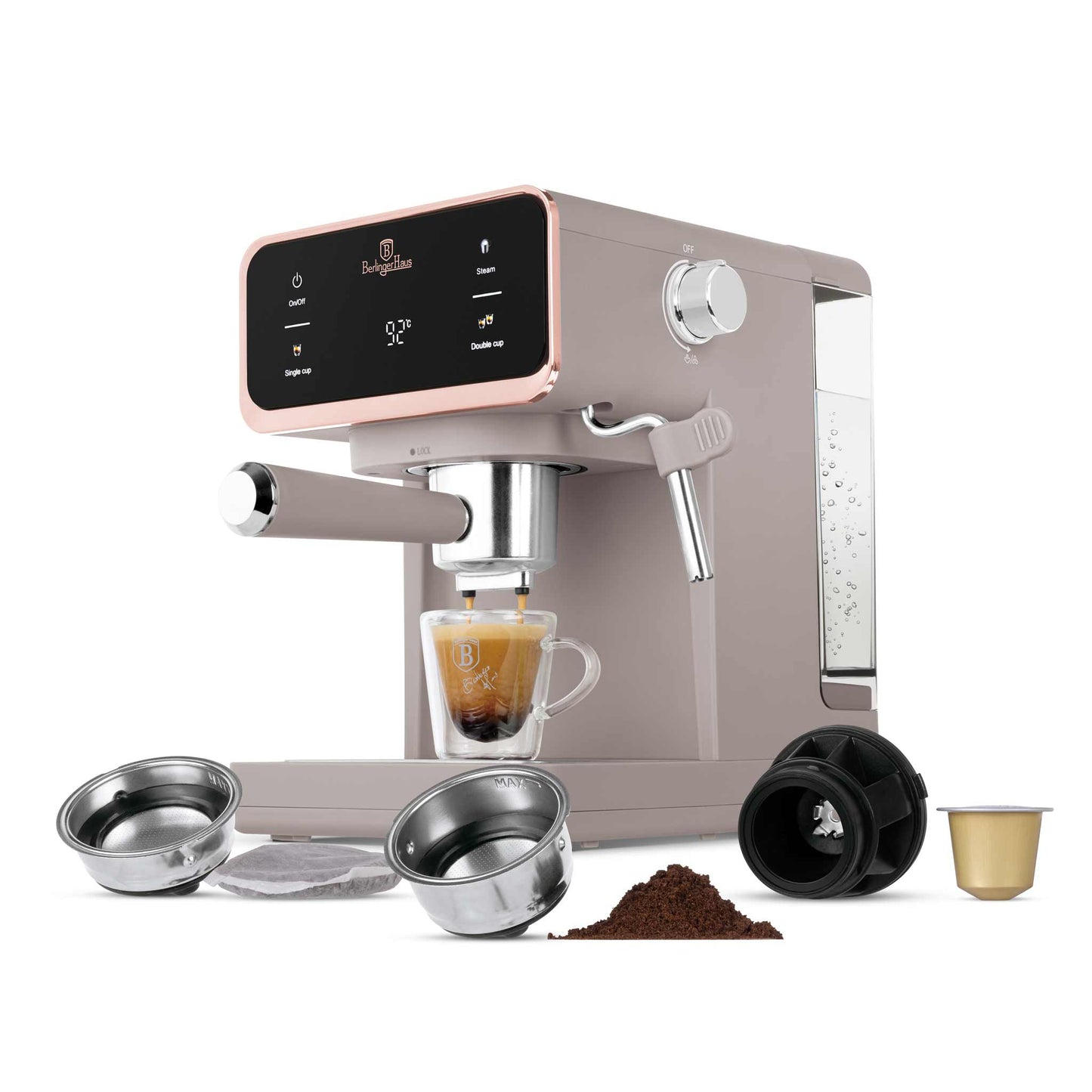 Cafetera Espresso Digital 3 En 1