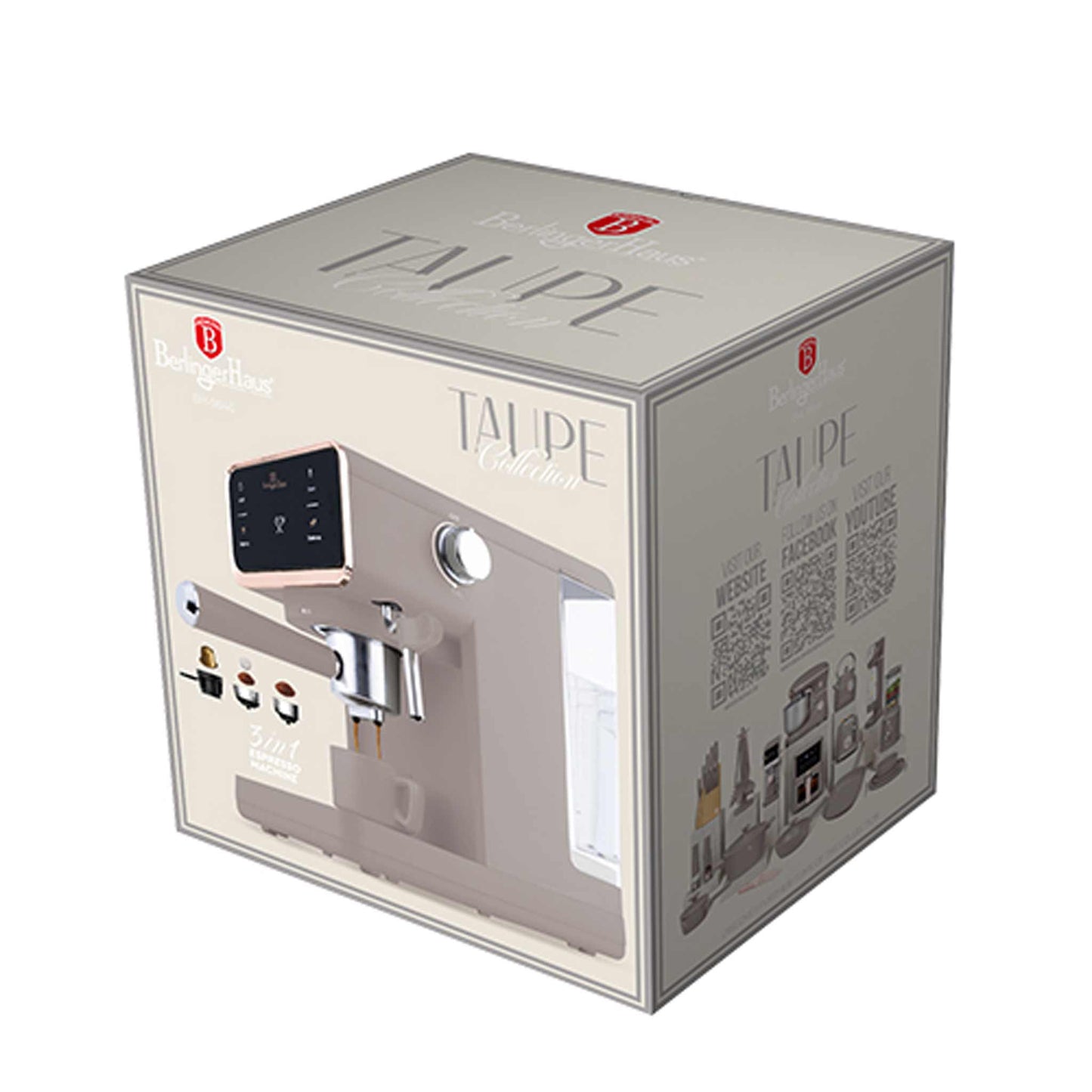 Cafetera Espresso Digital 3 En 1