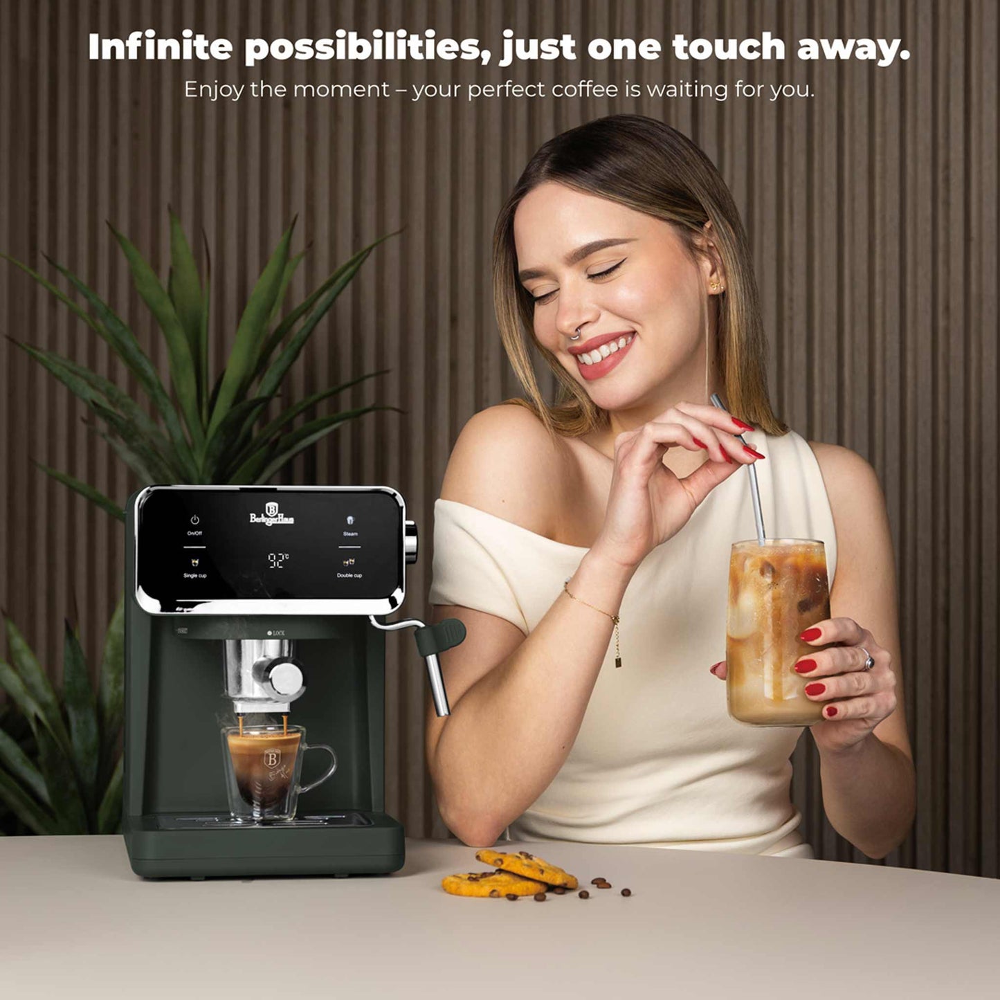 Cafetera Espresso Digital 3 En 1