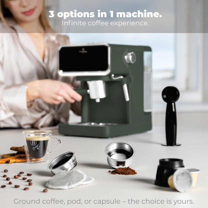 Cafetera Espresso Digital 3 En 1