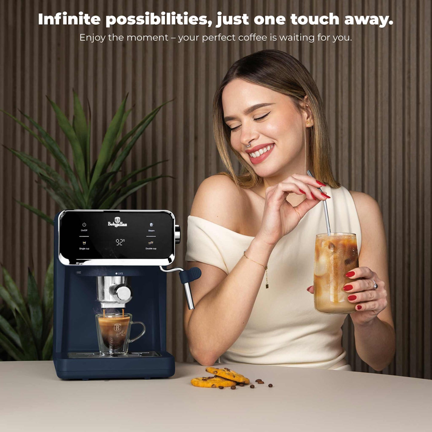 Cafetera Espresso Digital 3 En 1