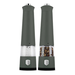 Set De 2 Molinillos Eléctricos De Pimienta Y Sal.