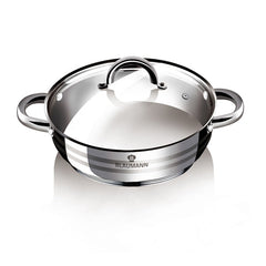 Olla Poco Profunda Con Tapa De 22 Cm