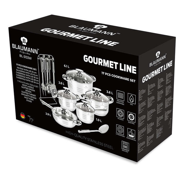 Set De Utensilios De Cocina De 17 Piezas
