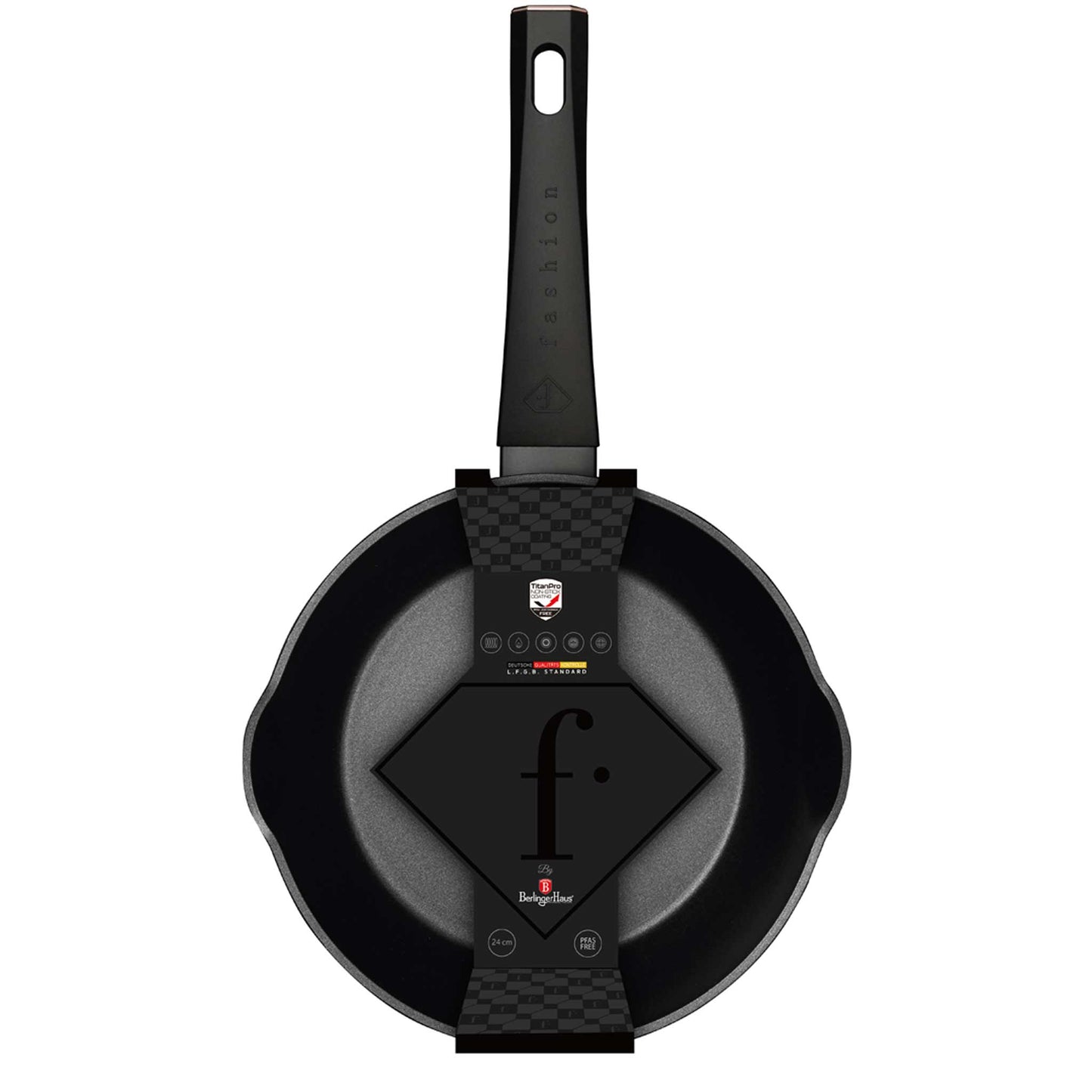 Sartén Honda De 2 Bocas Y 24 Cm De Diámetro.