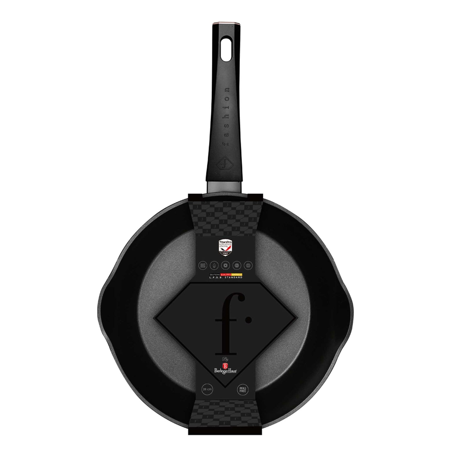 Sartén Honda De 2 Bocas Y 28 Cm De Diámetro.