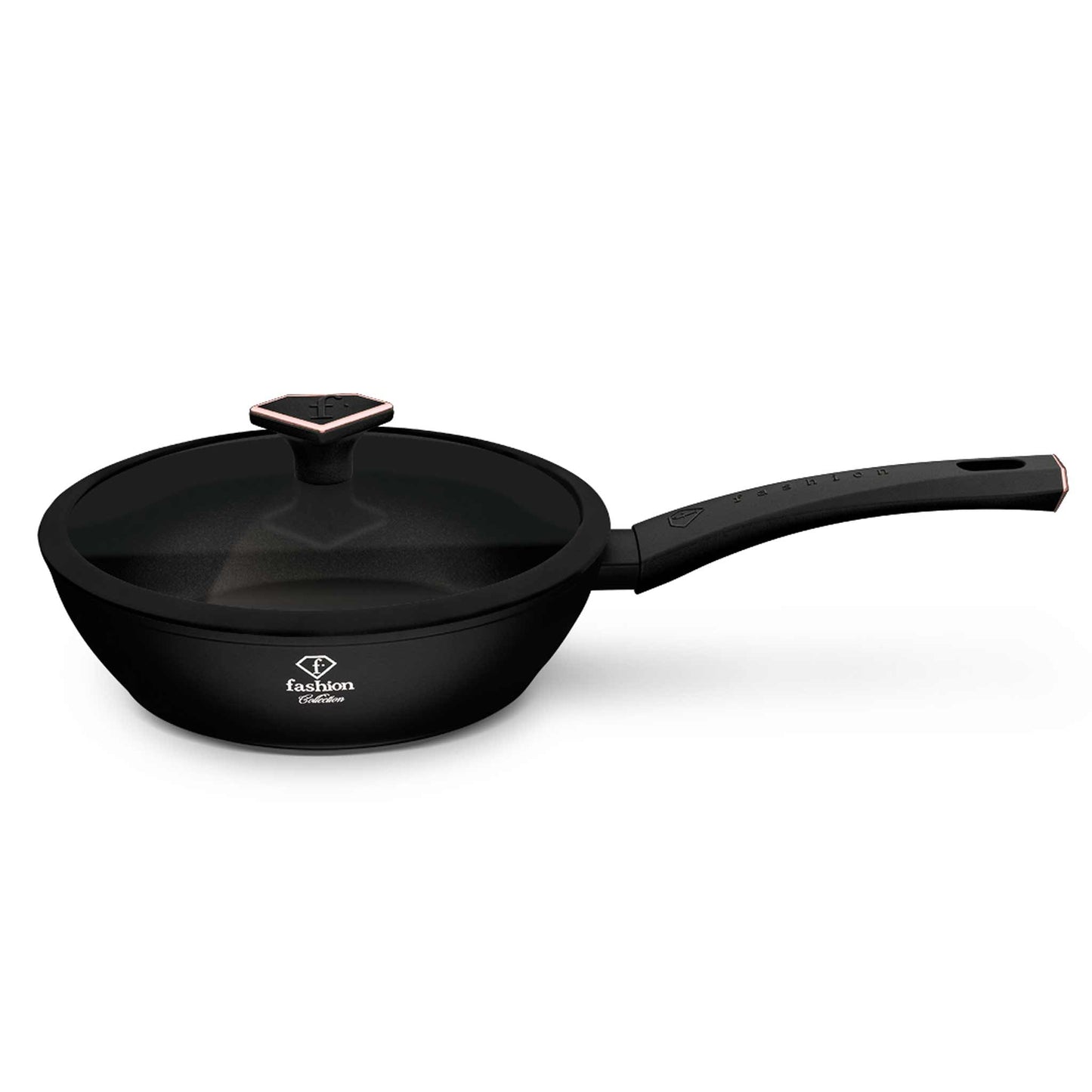 Sartén Honda Con Tapa De 24 Cm
