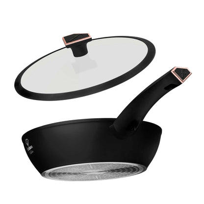 Sartén Honda Con Tapa De 24 Cm