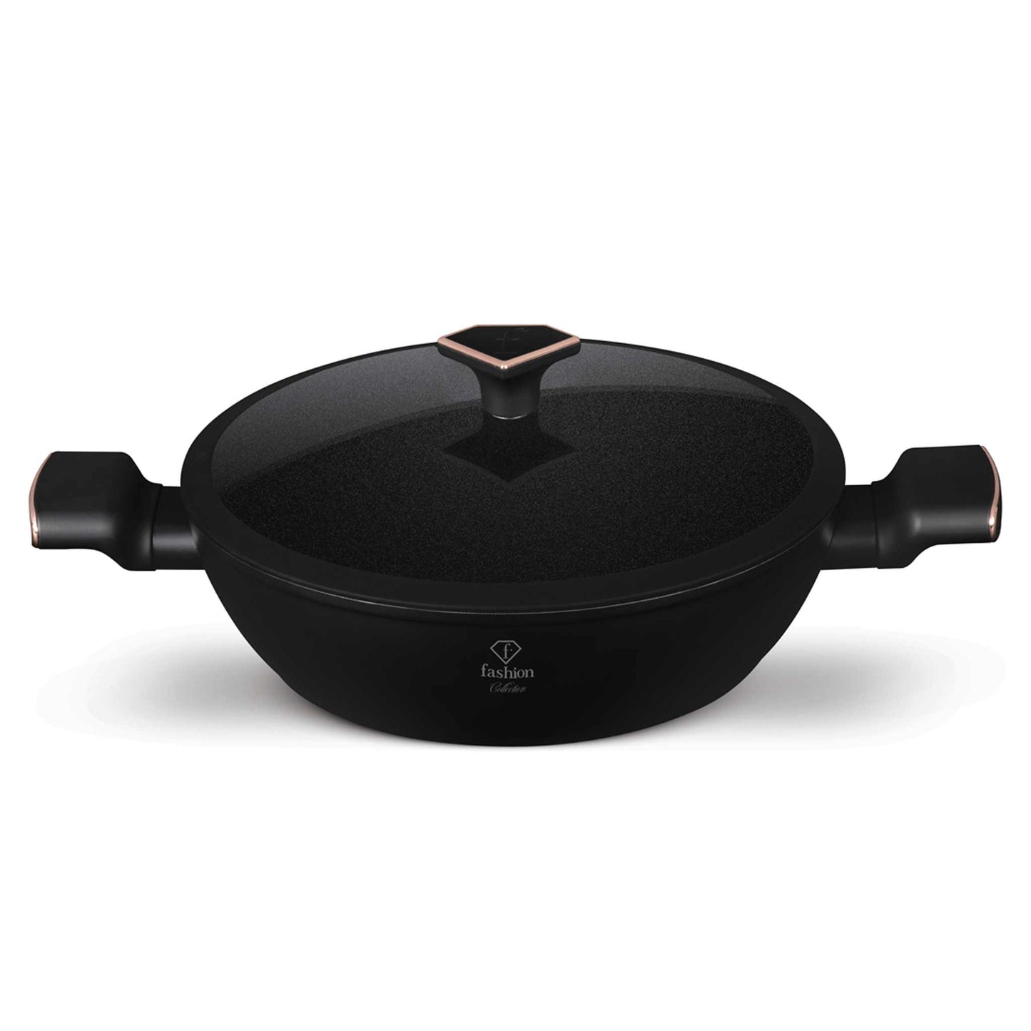 Olla Poco Profunda Con Tapa De 28 Cm