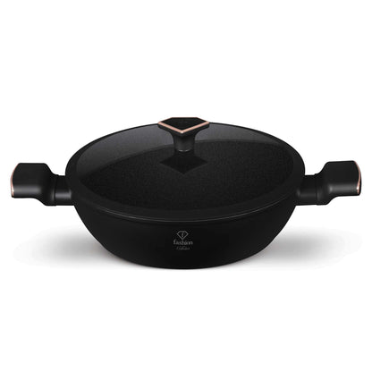 Olla Poco Profunda Con Tapa De 28 Cm