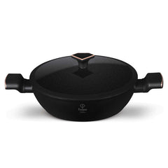 Olla Poco Profunda Con Tapa De 28 Cm