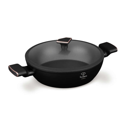 Olla Poco Profunda Con Tapa De 28 Cm