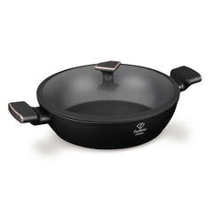 Olla Poco Profunda Con Tapa De 30 Cm