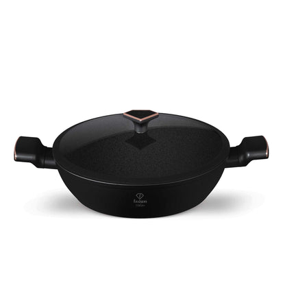 Olla Poco Profunda Con Tapa De 30 Cm