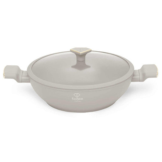 Wok Con Tapa De 30 Cm