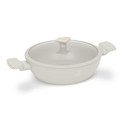 Olla Poco Profunda Con Tapa De 28 Cm