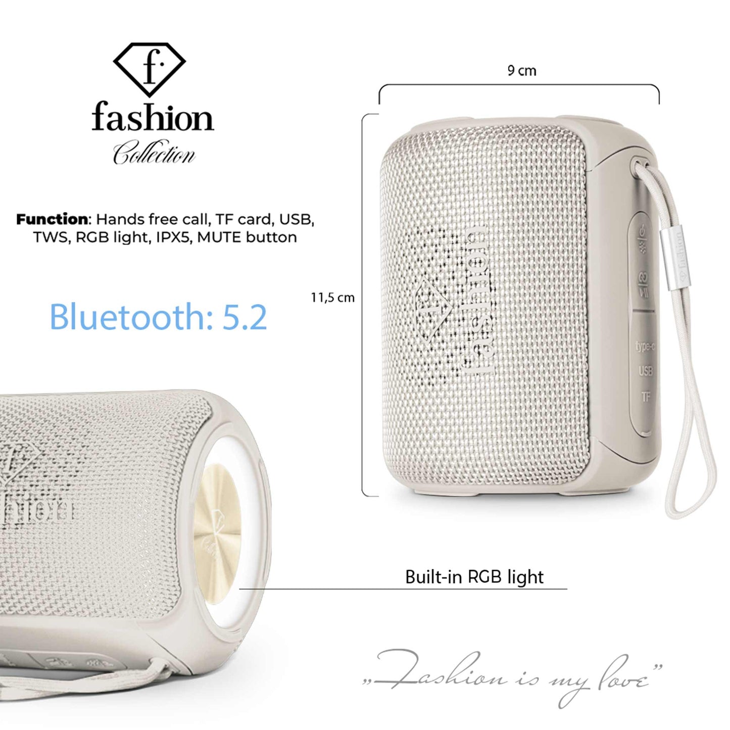 Altavoz Bluetooth De Tamaño Pequeño