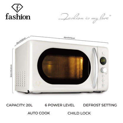 Horno Microondas Digital De 20 Litros