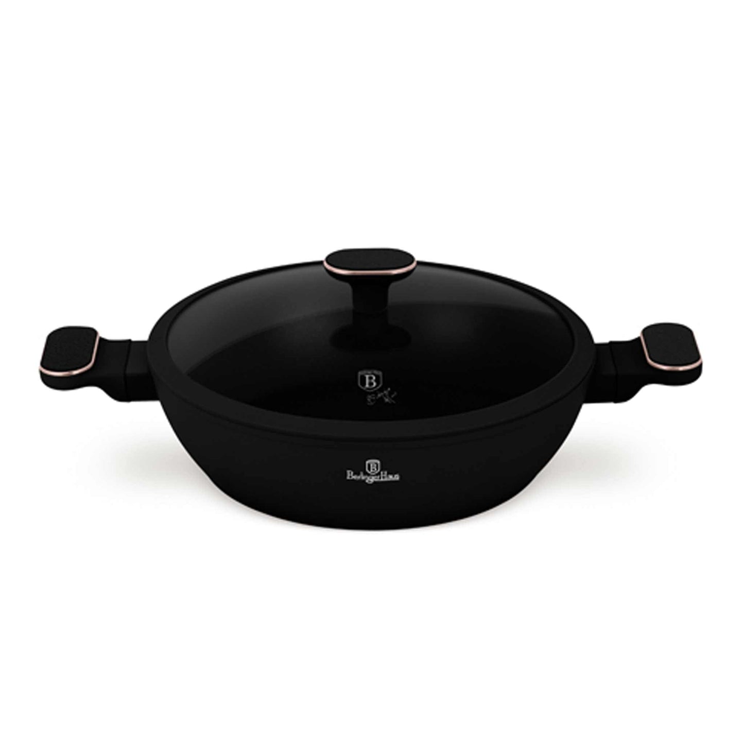 Olla Poco Profunda Con Tapa De 28 Cm