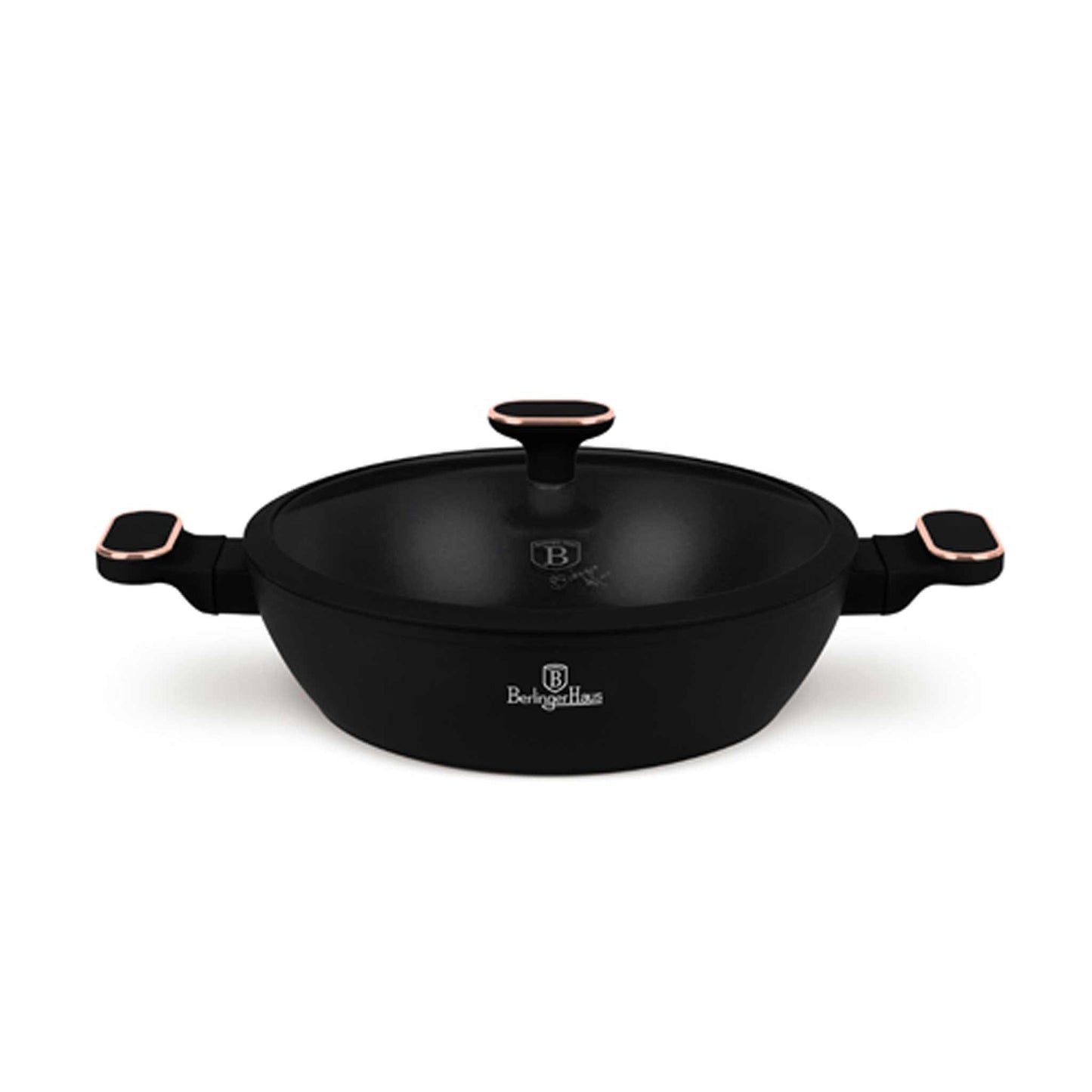 Olla Poco Profunda Con Tapa De 28 Cm