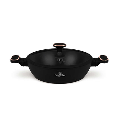 Olla Poco Profunda Con Tapa De 28 Cm